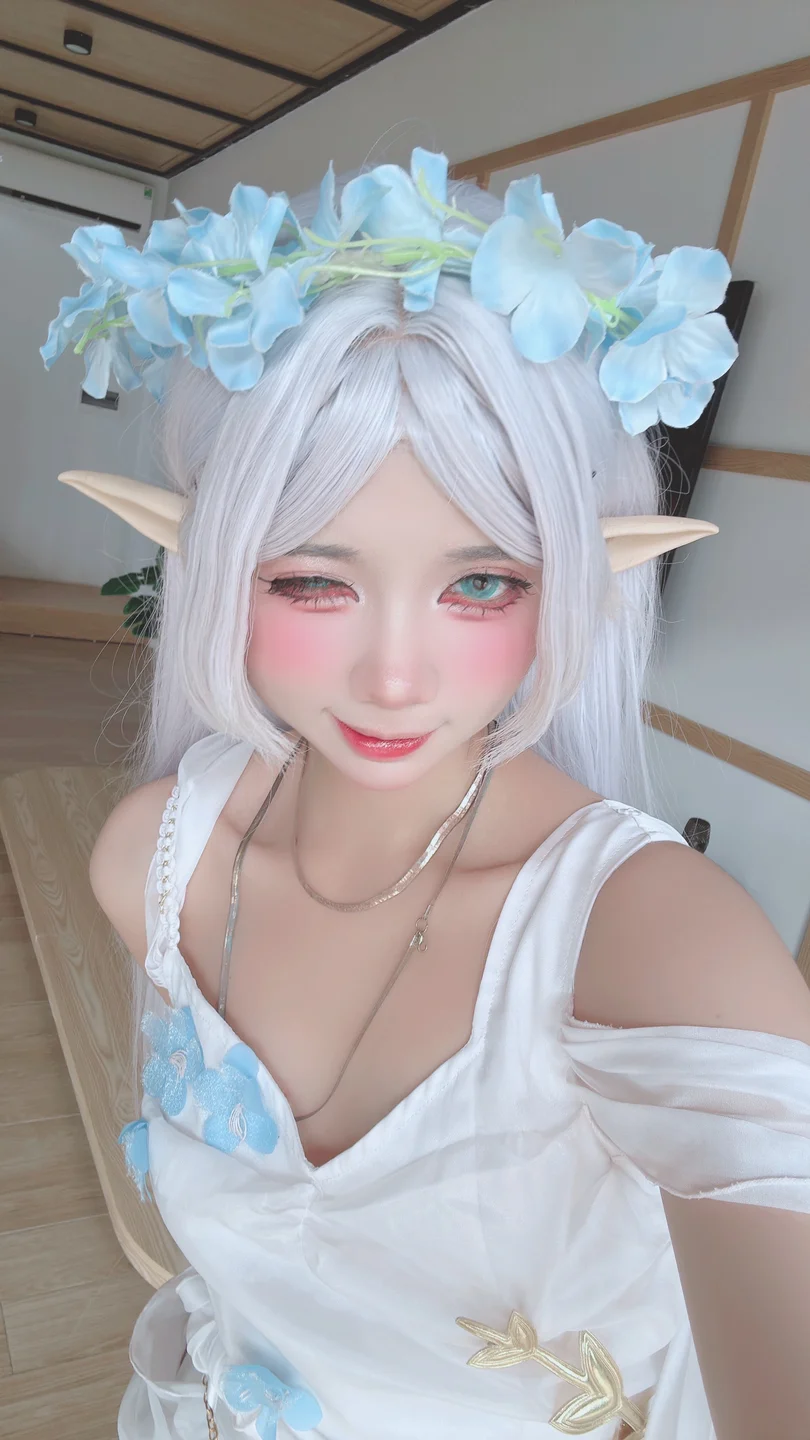 PoppaChan - Frieren Blue Valley Dress [78P,9V-1.34GB] tg@simisebaisi 【丝足阁】039.webp